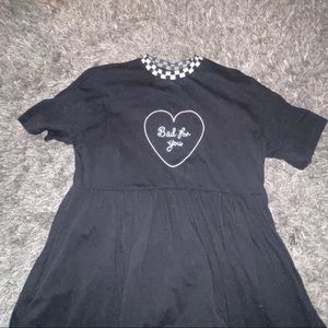 Bad for you skater dress with pockets